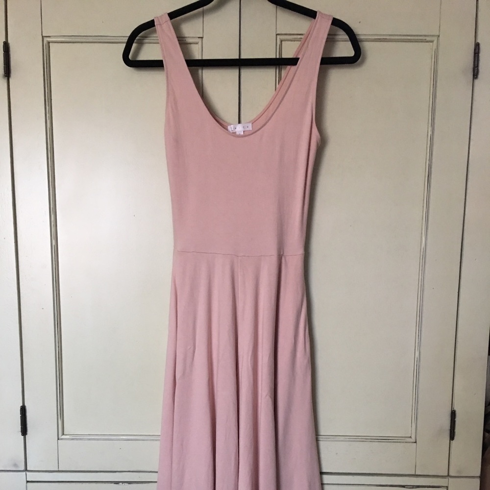 Leith Sleeveless Scoopneck Midi Dress